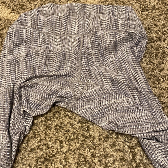 Lululemon 25” Wunder Under “Luon Arrow Jacquard Battleship Silver Soup” - Picture 3 of 5